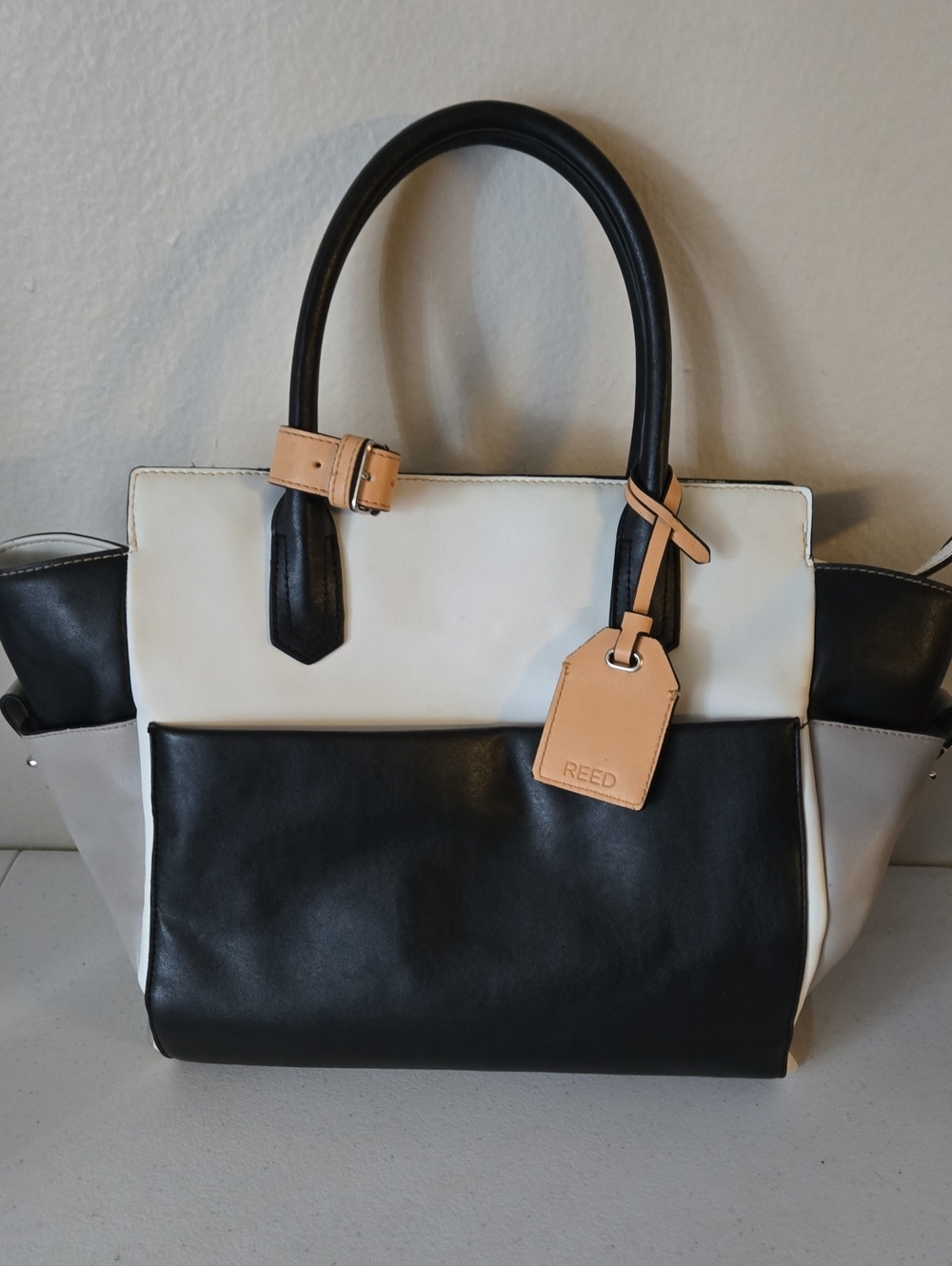 Reed Krakoff x Kohl’s Limited Edition Colorblock Tote Bag Black White